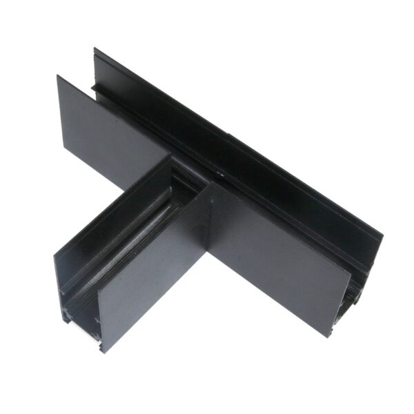 União horizontal T para calha magnético - DSC  Preto - Image 3