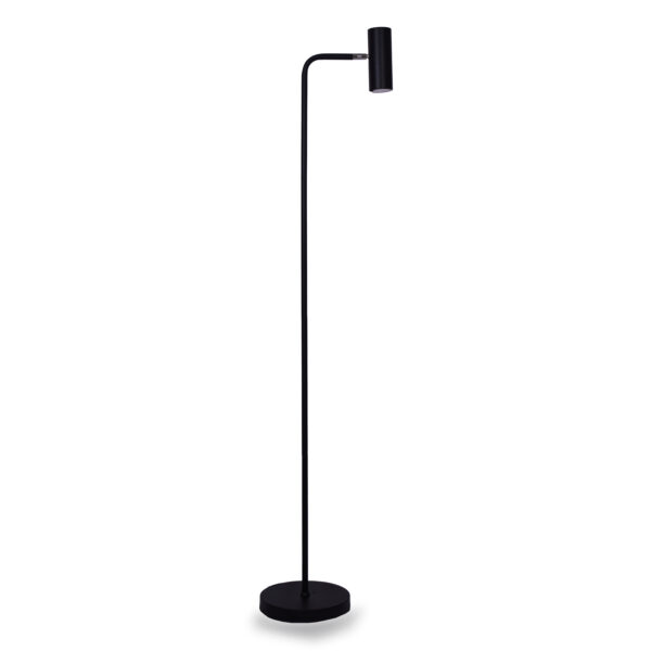 Candeeiro de pé LUCAS 1xGU10 Alt.146,5xD.36cm Preto
