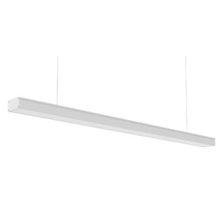Barra suspensa/tecto LineX OFFICE 120cm 1x40W LED 3200lm 3000K 120° C.118xL.7xAlt.Reg.cm branca