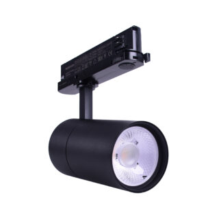 Foco para calha LINE PRO X2 (4 condutores) 35W LED 2800lm 4000K 36° alumínio preto