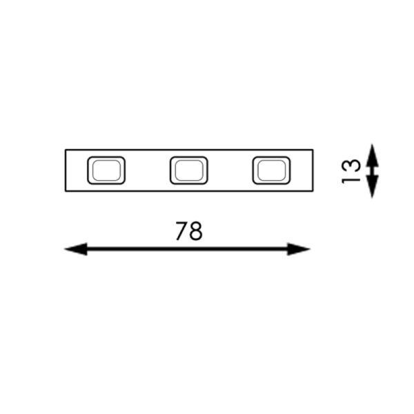 Corrente de 20 Módulos de 3 LED SMD5730 12VCC 0.75W 6000K - Image 2