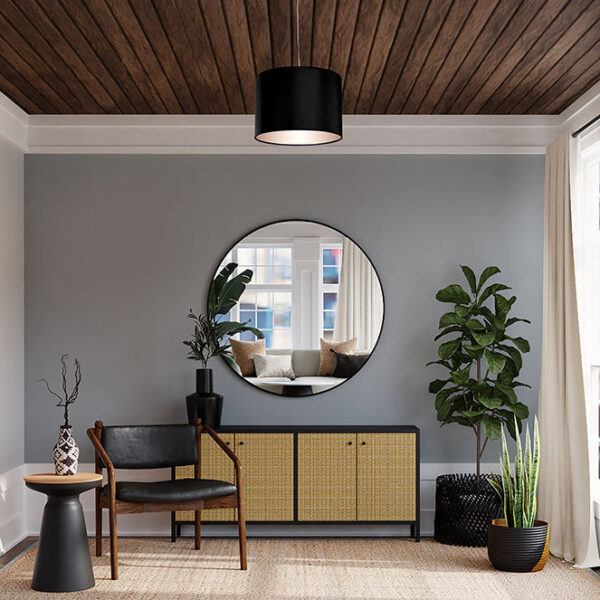 Plafond NICOLE 4xE27 Alt.18xD.50cm Branco - Image 2