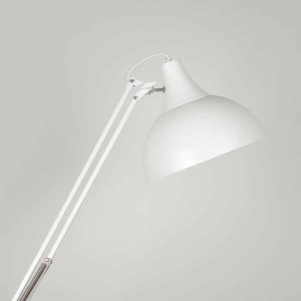Candeeiro de pé ANTIGONA XL articulado 1xE27 Alt.Reg.xD.30cm Branco - Image 2