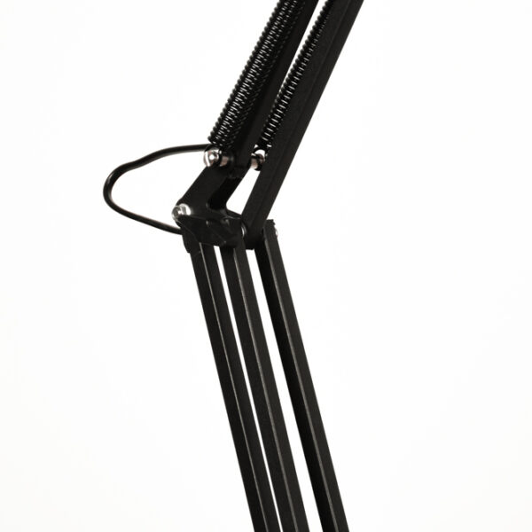 Candeeiro de pé ANTIGONA XL articulado 1xE27 Alt.Reg.xD.30cm Preto - Image 3