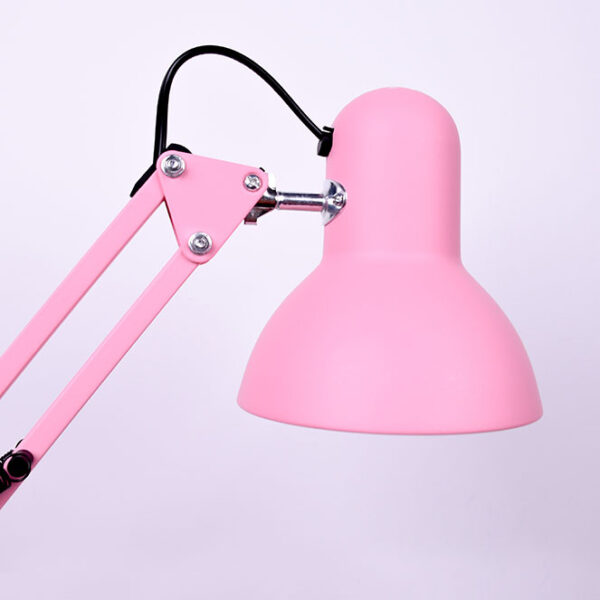Candeeiro de mesa ANTIGONA articulado 1xE27 C.15,5xAlt.Reg.cm rosa mate - Image 2