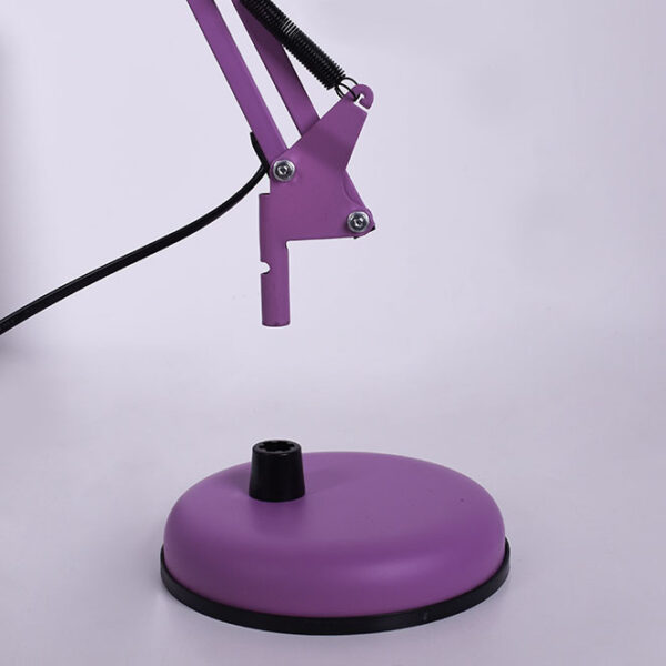 Candeeiro de mesa ANTIGONA articulado 1xE27 C.15,5xAlt.Reg.cm lilás mate - Image 3