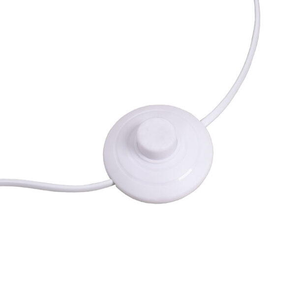Candeeiro de pé MEGARA 1xE27 Alt.155xD.22cm Branco - Image 2