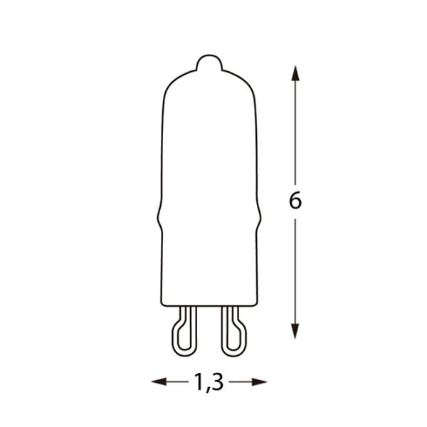 Lâmpada G9 HALOLED 4W 3000K 400lm - Image 2