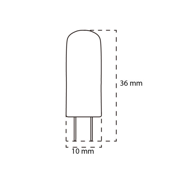 Lâmpada G4 Bi-Pin SILICON LED 12V 3W 3000K 250lm - Image 2