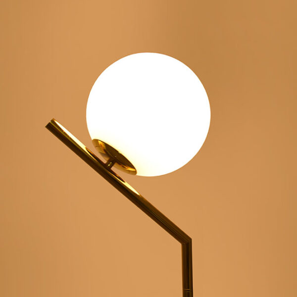 Candeeiro de pé AIMEE 1xE27 Alt.165xD.30cm dourado - Image 3