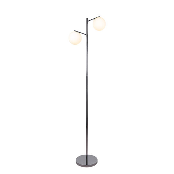 Candeeiro de pé AIMEE 2xE27 Alt.170xD.42cm cromado - Image 2