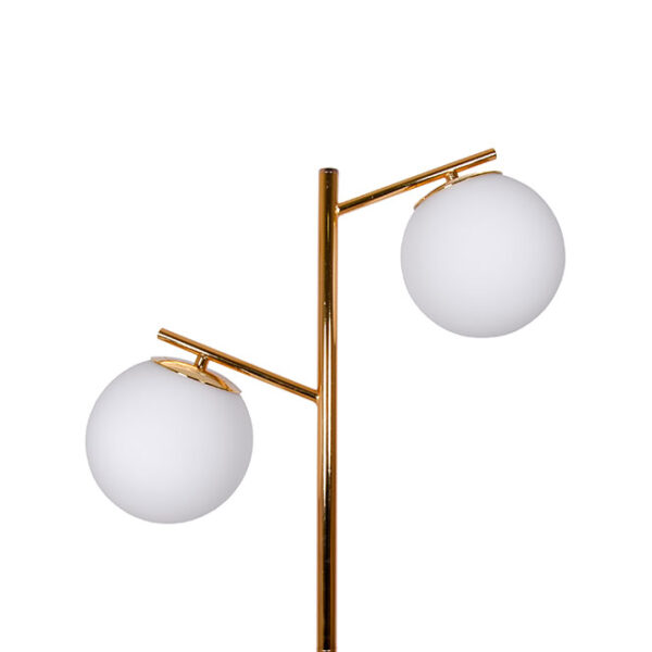 Candeeiro de pé AIMEE 2xE27 Alt.170xD.42cm dourado - Image 3