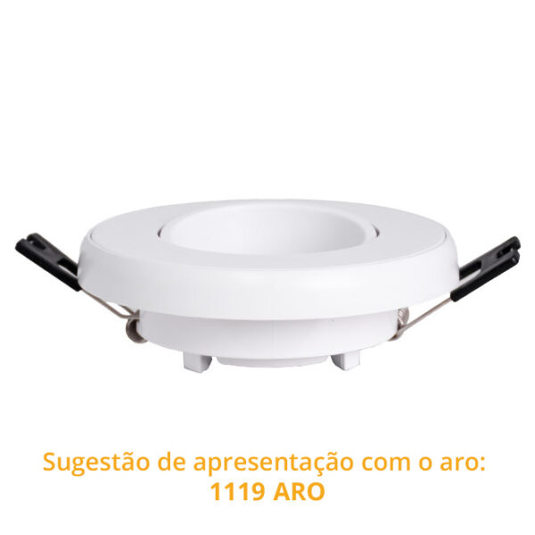Aro de encastrar ONIRO redondo Alt.2,9xD.9cm policarbonato (PC) branco - Image 3