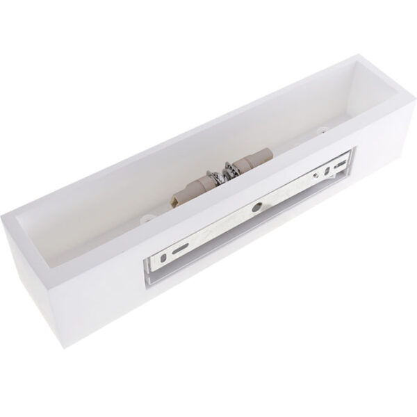 Aplique EMMY 2xG9 C.35,3xL.8,0xAlt.7,5cm em gesso branco - Image 3