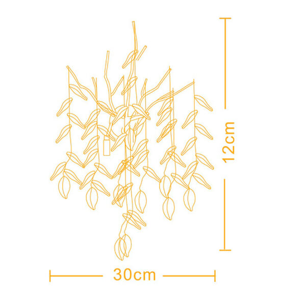 Aplique SAPPORO 3xG9 C.30xL.25xAlt.45cm c com cristais transparentes e armação dourada - Image 3