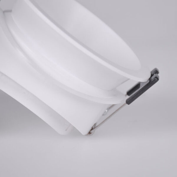 Aro de encastrar OLAVO redondo Alt.4,7xD.8,3cm policarbonato (PC) branco - Image 2