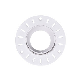 Aro de encastrar ONASSIS redondo para gesso cartonado Alt.3xD.9,5cm policarbonato (PC) branco