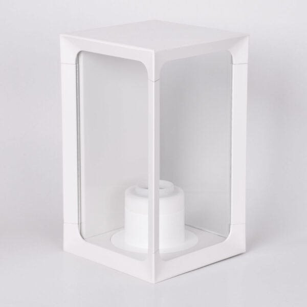 Aplique CRIZ IP44 1xE27 C.12,3xL.14xAlt.120,7cm Branco - Image 2