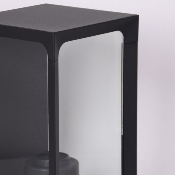 Aplique CRIZ IP44 1xE27 C.12,3xL.14xAlt.120,7cm Preto - Image 3