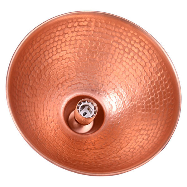 Suspensão COPPER 1xE27 Alt.Reg.xD.26,5cm em cobre com acabamento martelado brilhante - Image 3