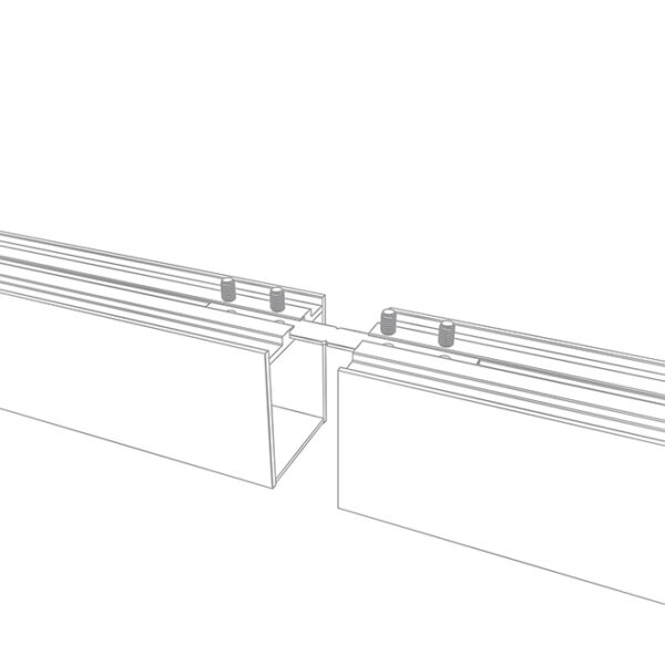 Barra suspensa LINEX B2 60cm 20W LED 1600lm 4000K 110° C.58xL.6xAlt.Reg.cm branco - Image 2