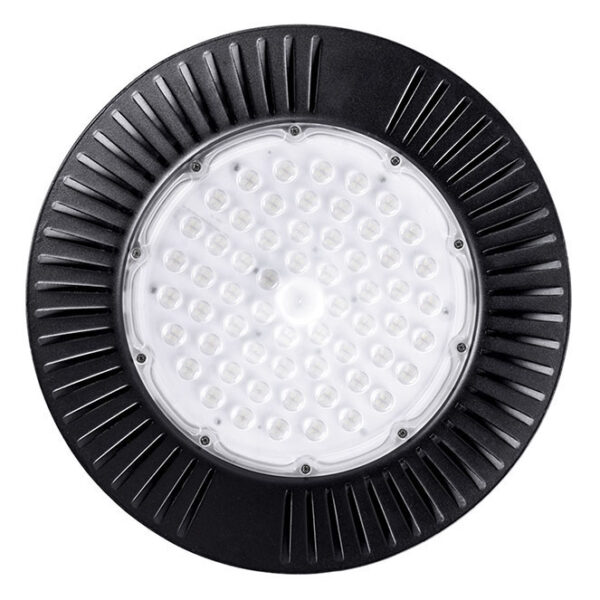 Campânula ECOVISION IP65 1x200W LED 16000lm 6400K 90° Alt.12xD.39cm preto - Image 2