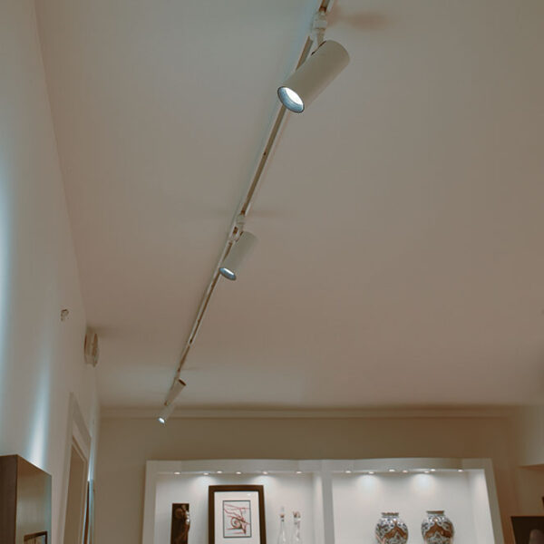 Foco para calha LINE PRO X2 (2condutores) 35W LED 3300lm 4000K 36° C.9xL.7,7xAlt25cm alumínio branco - Image 3