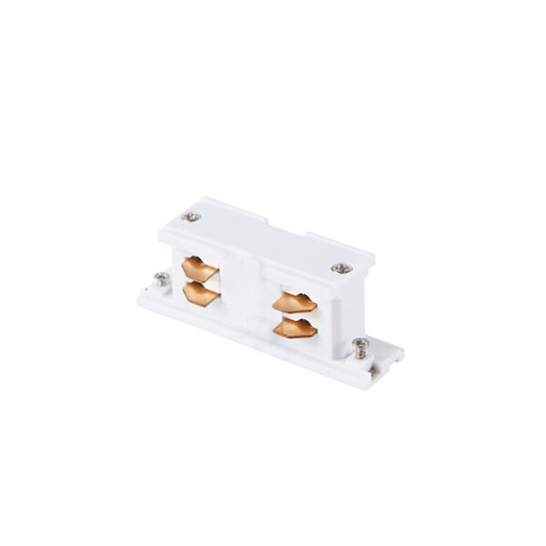 Conector em forma de "I" para calha de encastrar LINE PRO (4 condutores) em alumínio branco - Image 2