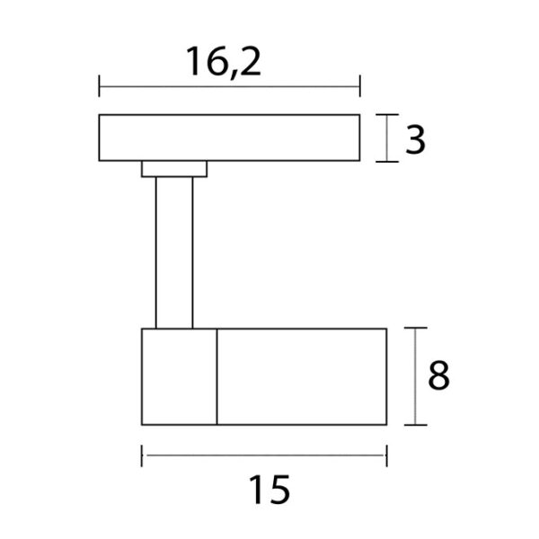 Foco para calha LINE PRO X2 (4 condutores) 35W LED 2800lm 4000K 36° alumínio branco - Image 3