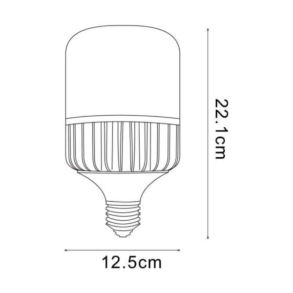 Lâmpada LED E27 T100 30W 6000K - Image 2