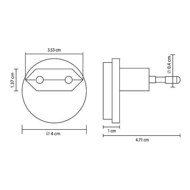 Ficha baioneta da UE para ALED 18 e 36W SP, preto - Image 2