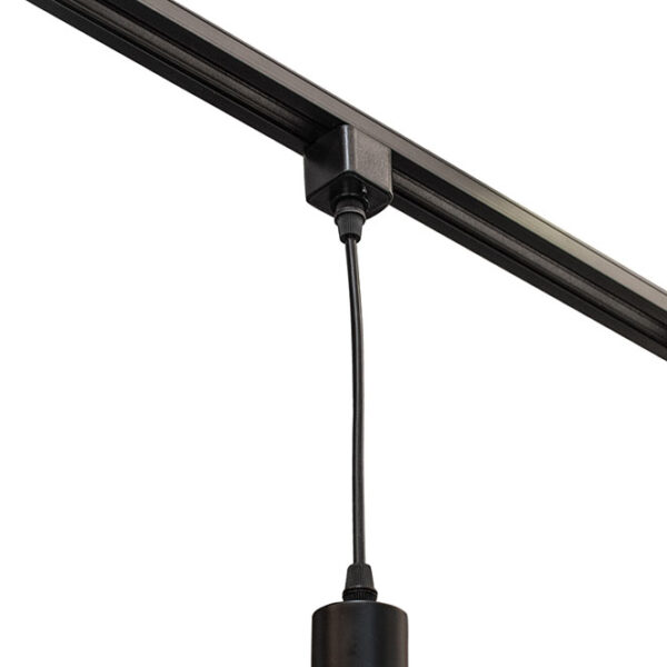 Conector de calha para suspensão ADONIS (2 condutores) em alumínio preto - Image 2