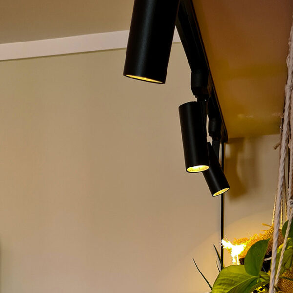 Foco para calha ADONIS (2 condutores) 1x35W LED 2200lm 6400K 24° C.8xL.8xAlt.24cm alumínio preto - Image 2