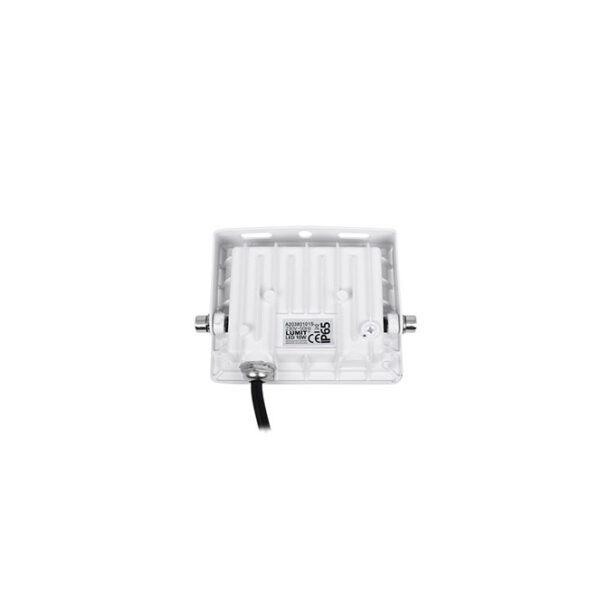 Projector TUMUT IP65 10W LED 860lm 6400K C.11,2xL.2,6xAlt.8,2cm Branco - Image 2