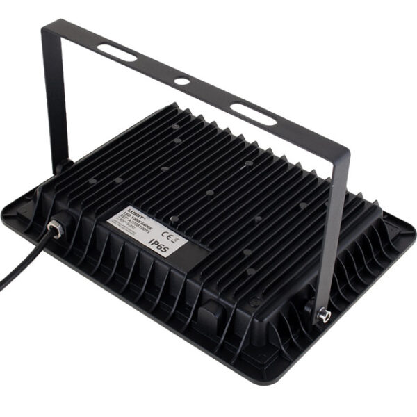 Projector TUMUT IP65 100W LED 6000lm 6400K 120°C.27,1xL.3,5xAlt.21,0cm Preto - Image 3