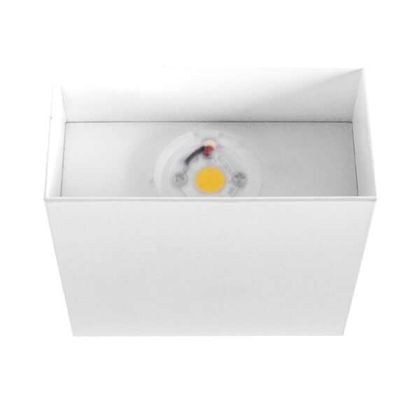 Aplique ESME 2x3W LED 500lm 4000K C.10xL.5xAlt.10cm branco - Image 2