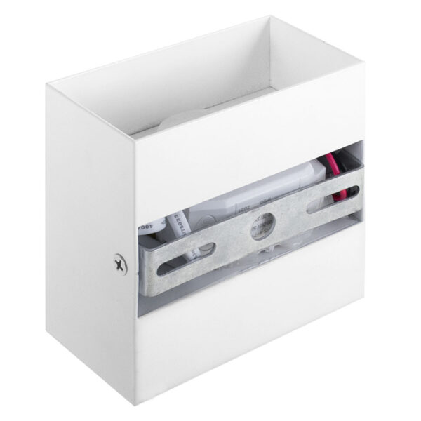 Aplique ESME 2x3W LED 500lm 4000K C.10xL.5xAlt.10cm branco - Image 3