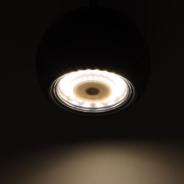 Candeeiro de mesa KIKA IP54 1x2W LED 180lm 3000K Alt.15xD.10,2cm preto, com carregador e cabo USB - Image 2