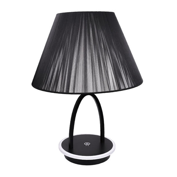 Base para candeeiro de mesa MAIA 1xE27+1x6W LED 4000K Alt.35.xD.22cm preto - Image 2