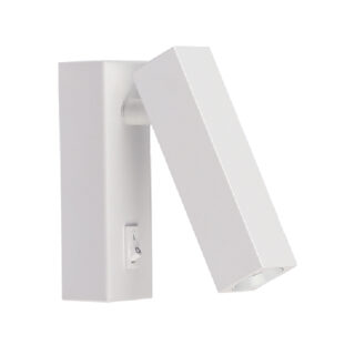 Candeeiro de pé ANTIGONA XL articulado 1xE27 Alt.Reg.xD.30cm Branco