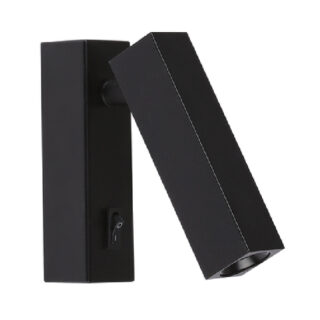 Candeeiro de pé ANTIGONA XL articulado 1xE27 Alt.Reg.xD.30cm Preto
