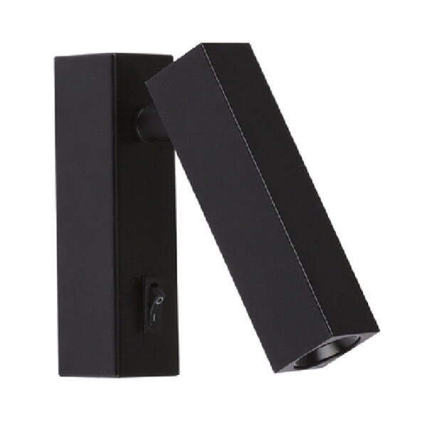 Candeeiro de pé ANTIGONA XL articulado 1xE27 Alt.Reg.xD.30cm Preto