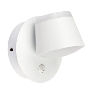 Aplique MYRIAM 10W LED 625lm 4000K C.12xL.12,8xAlt.12cm branco
