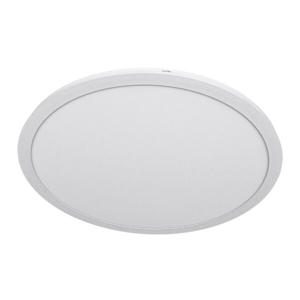 Painel de superficie ERASMUS redondo 40W LED 3400lm 4000K Alt.2,4xD.50cm Branco - Image 2