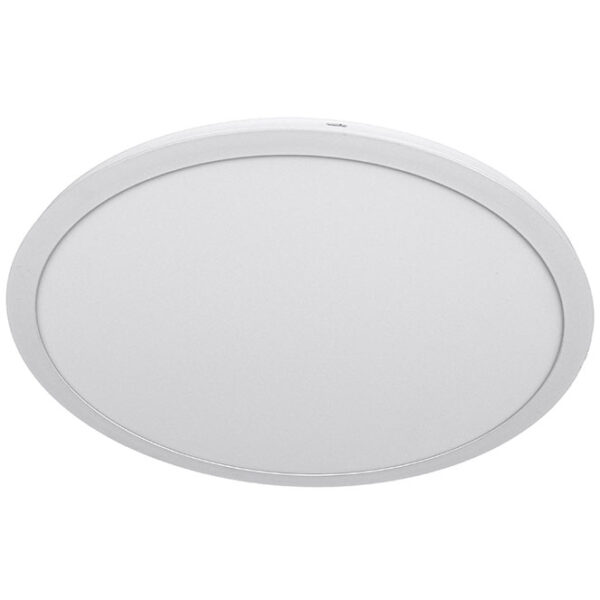 Painel de superficie ERASMUS redondo 48W LED 3840lm 3000K Alt.2,4xD.60cm Branco - Image 2
