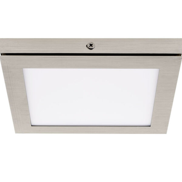 Painel de superfície TOLSTOI 17x17 12W LED 720lm 4000K 120° C.17xL.17xAlt.2,3cm Níquel - Image 2