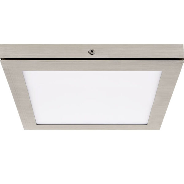 Painel de superfície TOLSTOI 22,5x22,5 18W LED 1080lm 3000K 120° C.22,5xL.22,5xAlt.2,3cm Níquel - Image 2