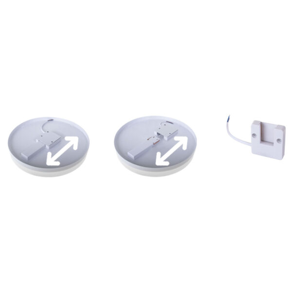 Plafond BERILO 1x24W LED 2160lm 3000K Alt.3,5xD.18cm Branco - Image 2