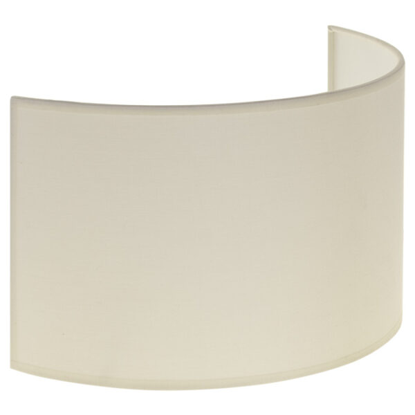 Abat-jour CIPRIOTA redondo tela PVC802 com encaixe E27 C.30xL.14xAlt.17cm bege - Image 2