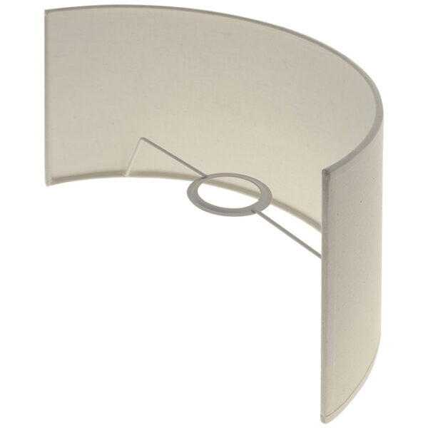 Abat-jour CIPRIOTA redondo tela PVC8886 com encaixe E27 C.30xL.14xAlt.17cm natural (cru) - Image 3